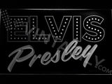 Elvis Presley 2 LED Sign - White - TheLedHeroes