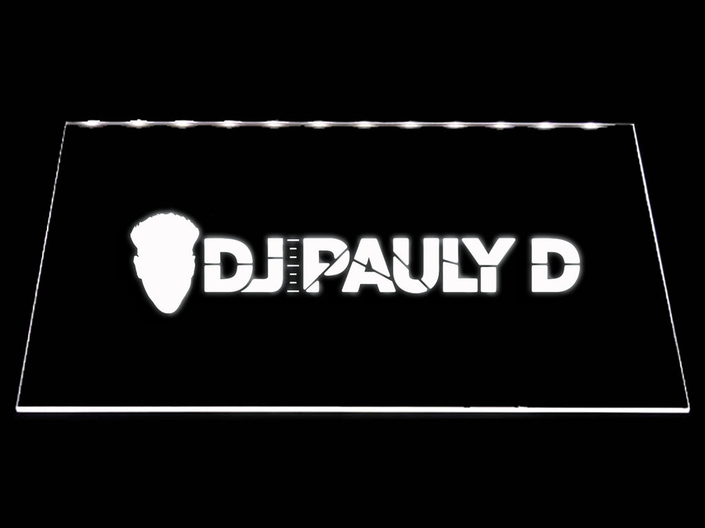 FREE DJ Pauly D LED Sign - White - TheLedHeroes