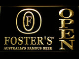 Foster Open LED Neon Sign Electrical - Yellow - TheLedHeroes