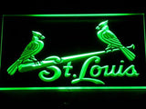 St. Louis Cardinals (3) LED Neon Sign USB - Green - TheLedHeroes