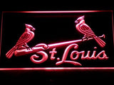 St. Louis Cardinals (3) LED Neon Sign USB - Red - TheLedHeroes