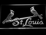 St. Louis Cardinals (3) LED Neon Sign USB - White - TheLedHeroes