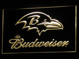 FREE Baltimore Ravens Budweiser LED Sign - Yellow - TheLedHeroes