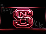 NC State Wolfpack LED Neon Sign Electrical - Red - TheLedHeroes
