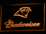 Carolina Panthers Budweiser LED Sign - Orange - TheLedHeroes