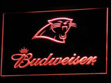 Carolina Panthers Budweiser LED Sign - Red - TheLedHeroes