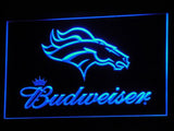 FREE Denver Broncos Budweiser LED Sign - Blue - TheLedHeroes