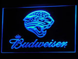 Jacksonville Jaguars Budweiser LED Neon Sign USB - Blue - TheLedHeroes