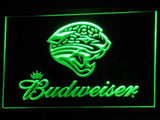 Jacksonville Jaguars Budweiser LED Neon Sign USB - Green - TheLedHeroes