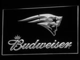 FREE New England Patriots Budweiser LED Sign - White - TheLedHeroes