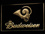 Saint Louis Rams Budweiser LED Sign - Yellow - TheLedHeroes