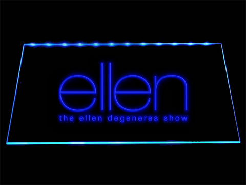 The Ellen DeGeneres Show LED Neon Sign USB - Blue - TheLedHeroes