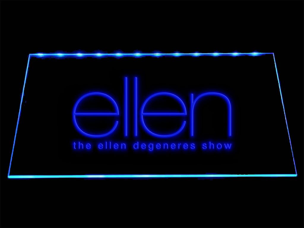 FREE The Ellen DeGeneres Show LED Sign - Blue - TheLedHeroes