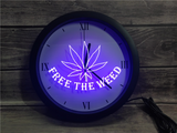 Free the Weed LED Wall Clock -  - TheLedHeroes