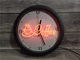 Coffee LED Wall Clock -  - TheLedHeroes