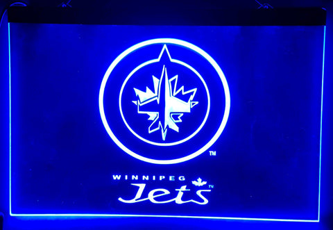 FREE Winnipeg Jets LED Sign - Blue - TheLedHeroes