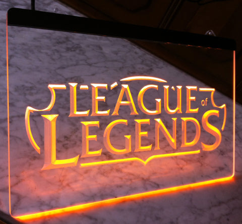 FREE League Of Legends LED Sign - Orange - TheLedHeroes