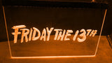 Friday The 13th (2) LED Neon Sign USB - Orange - TheLedHeroes