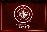 Winnipeg Jets LED Neon Sign USB - Red - TheLedHeroes