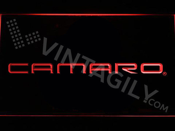 FREE Camaro LED Sign - Red - TheLedHeroes