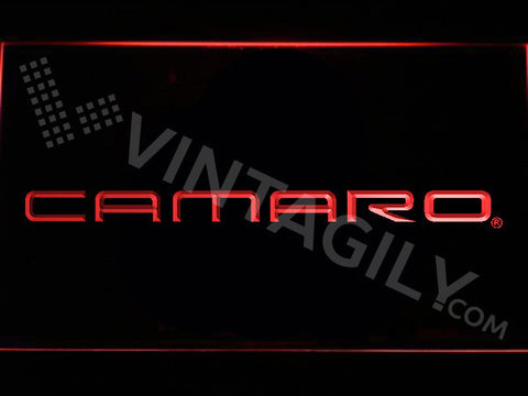 Camaro LED Sign - Red - TheLedHeroes