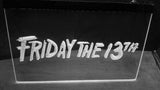Friday The 13th (2) LED Neon Sign USB - White - TheLedHeroes