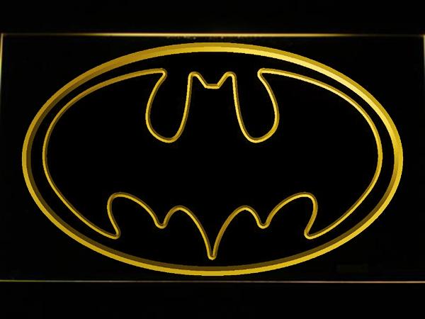 Batman LED Neon Sign USB - Yellow - TheLedHeroes