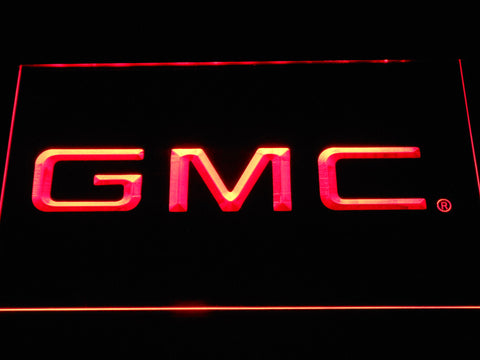FREE GMC LED Sign - Red - TheLedHeroes