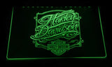 Harley Davidson 9 LED Neon Sign USB - Green - TheLedHeroes