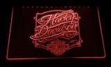 Harley Davidson 9 LED Neon Sign USB - Red - TheLedHeroes
