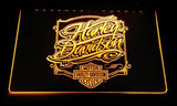Harley Davidson 9 LED Neon Sign USB - Yellow - TheLedHeroes