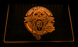 Harley Davidson 10 LED Sign - Orange - TheLedHeroes