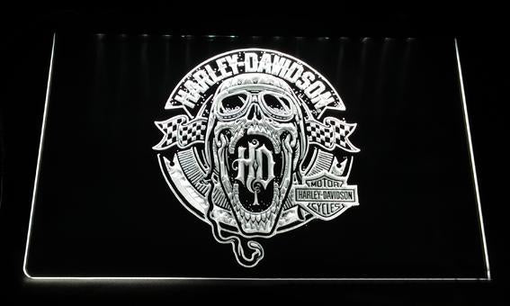 Harley Davidson 10 LED Neon Sign Electrical - White - TheLedHeroes
