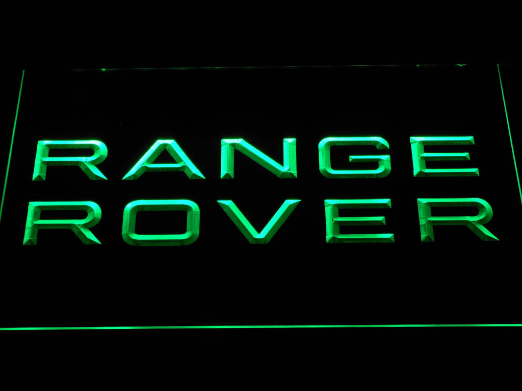 Range Rover LED Neon Sign USB - Green - TheLedHeroes