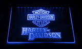 Harley Davidson 11 LED Sign - Blue - TheLedHeroes