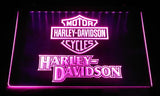 Harley Davidson 11 LED Neon Sign USB - Purple - TheLedHeroes