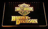 Harley Davidson 11 LED Neon Sign USB - Yellow - TheLedHeroes