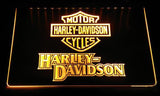 Harley Davidson 11 LED Sign - Yellow - TheLedHeroes