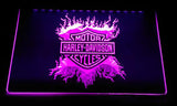 Harley Davidson 13 LED Sign - Purple - TheLedHeroes