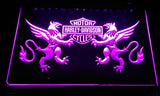 Harley Davidson 14 LED Sign - Purple - TheLedHeroes