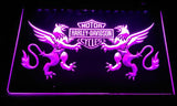 Harley Davidson 14 LED Neon Sign USB - Purple - TheLedHeroes