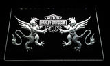 Harley Davidson 14 LED Sign - White - TheLedHeroes