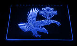 Harley Davidson 16 LED Neon Sign Electrical - Blue - TheLedHeroes