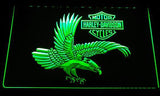 Harley Davidson 16 LED Neon Sign USB - Green - TheLedHeroes