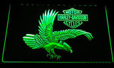 Harley Davidson 16 LED Sign - Green - TheLedHeroes