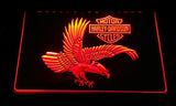 Harley Davidson 16 LED Neon Sign USB - Orange - TheLedHeroes