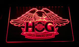 Harley Davidson Owners Group LED Sign - Red - TheLedHeroes