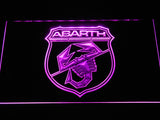 Abarth LED Neon Sign USB - Purple - TheLedHeroes