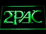 Tupac Shakur LED Neon Sign USB - Green - TheLedHeroes