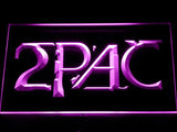 Tupac Shakur LED Neon Sign USB - Purple - TheLedHeroes